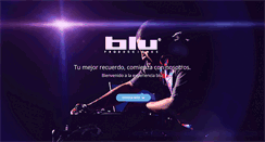 Desktop Screenshot of bluproducciones.com